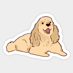 Cute American Cocker Spaniel Sticker